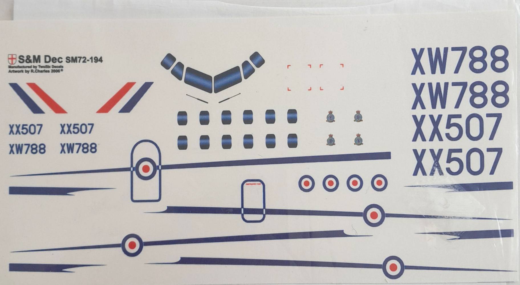 DISCOUNT DECALS 5287 72-194 HS DOMINIE S M MODELS Discount Decals