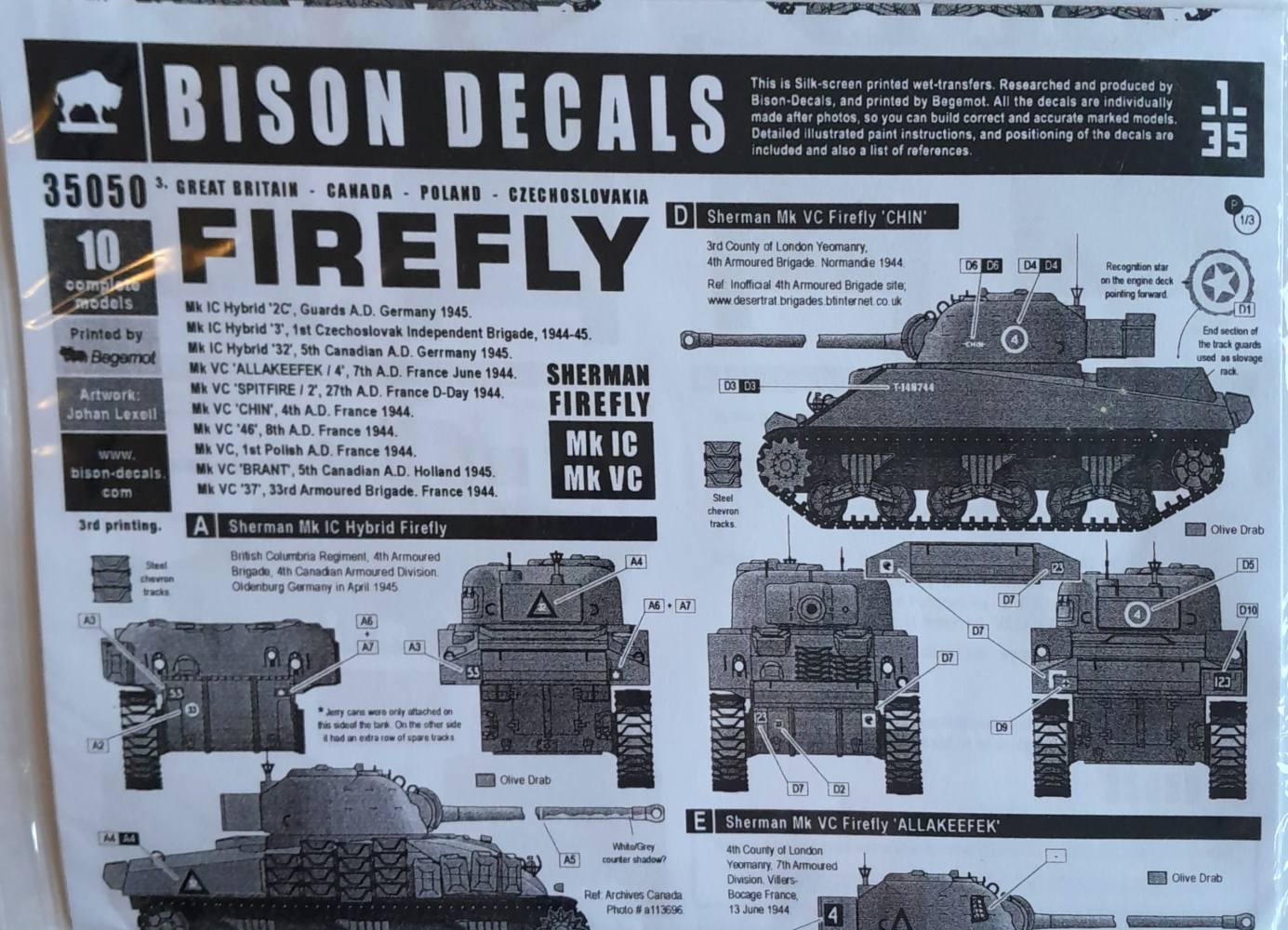 DISCOUNT DECALS 5376 35050 FIREFLY Bison Decals Discount Decals
