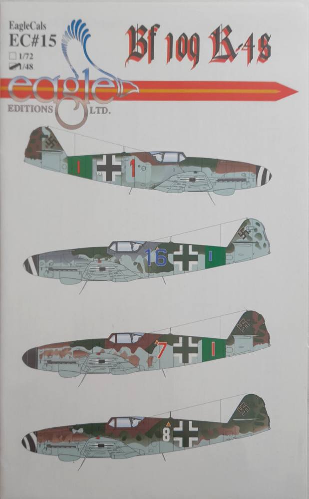DISCOUNT DECALS 5419 EC 15 BF 109 K-4S Eagle Editions Ltd. Discount Decals