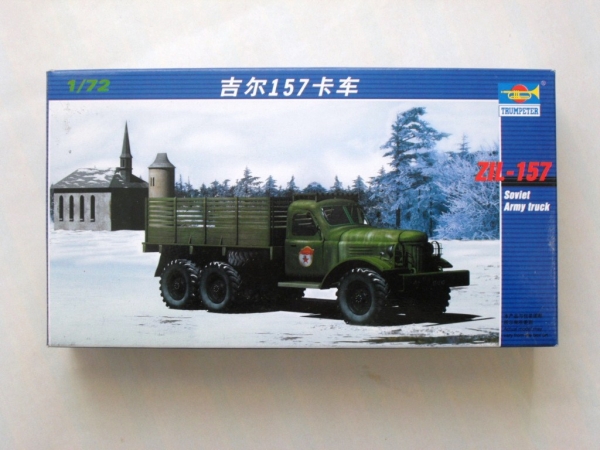 Modellbau 1 35 Militär Trumpeter Modellbausatz ZIL-157 6x6 – Sowjetischer Militär-LKW Im Maßstab 1:35 Militärmodell Sammler