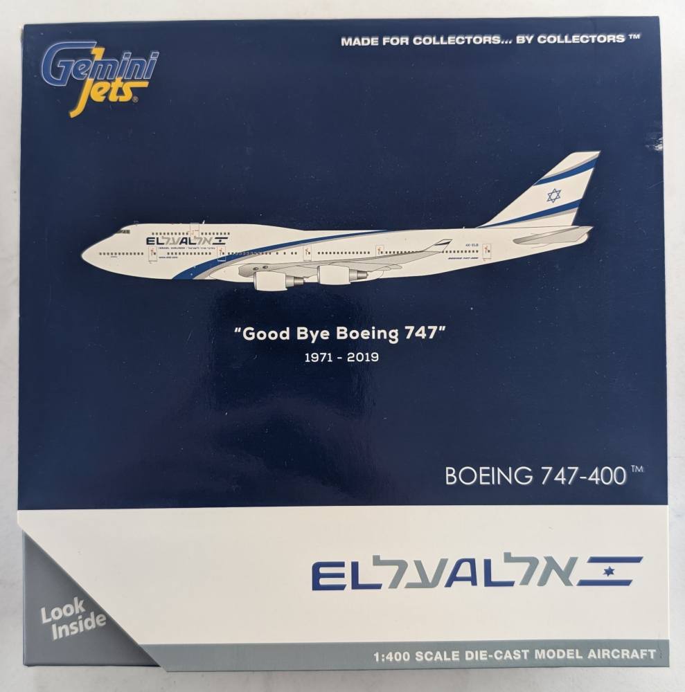 GEMINI JETS 1810 EL AL BOEING 747-400 Airliners Model Kits