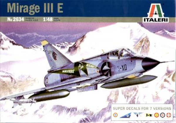 ITALERI Aircraft Model Kits 2634 MIRAGE IIIE