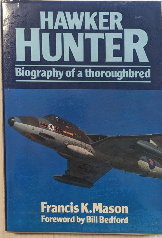 CHEAP BOOKS ZB5742 HAWKER HUNTER BIOGRAPHY OF THOROUGHBRED Books