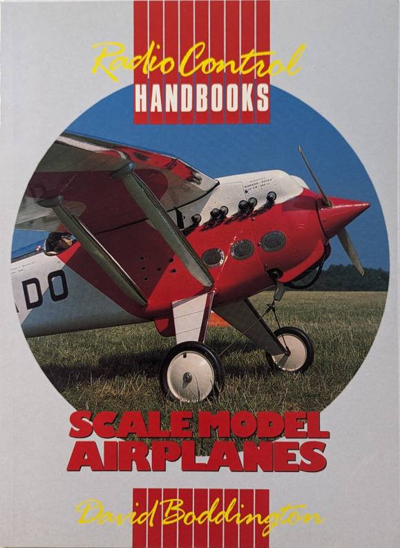 CHEAP BOOKS ZB5788 RADIO CONTROL HANDBOOKS SCALE MODEL AIRPLANES - DAVID BODDINGTON Books