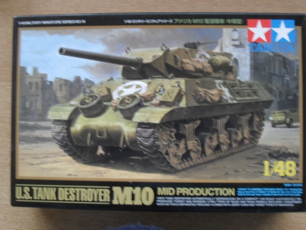 Kit De Modelismo Tamiya 32519 - Jagdpanzer M10 A Escala 1:48, Plástico Para Montar Y Pintar