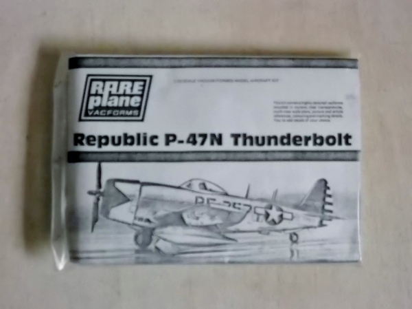 Rareplane 1 72 Republic P 47n Thunderbolt Vacform Model Kit