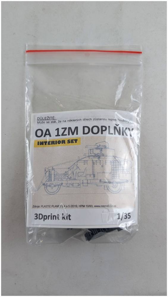 PLASTIC PLANET OA 1ZM ITALIAN ARMOURED CAR Conversion Sets