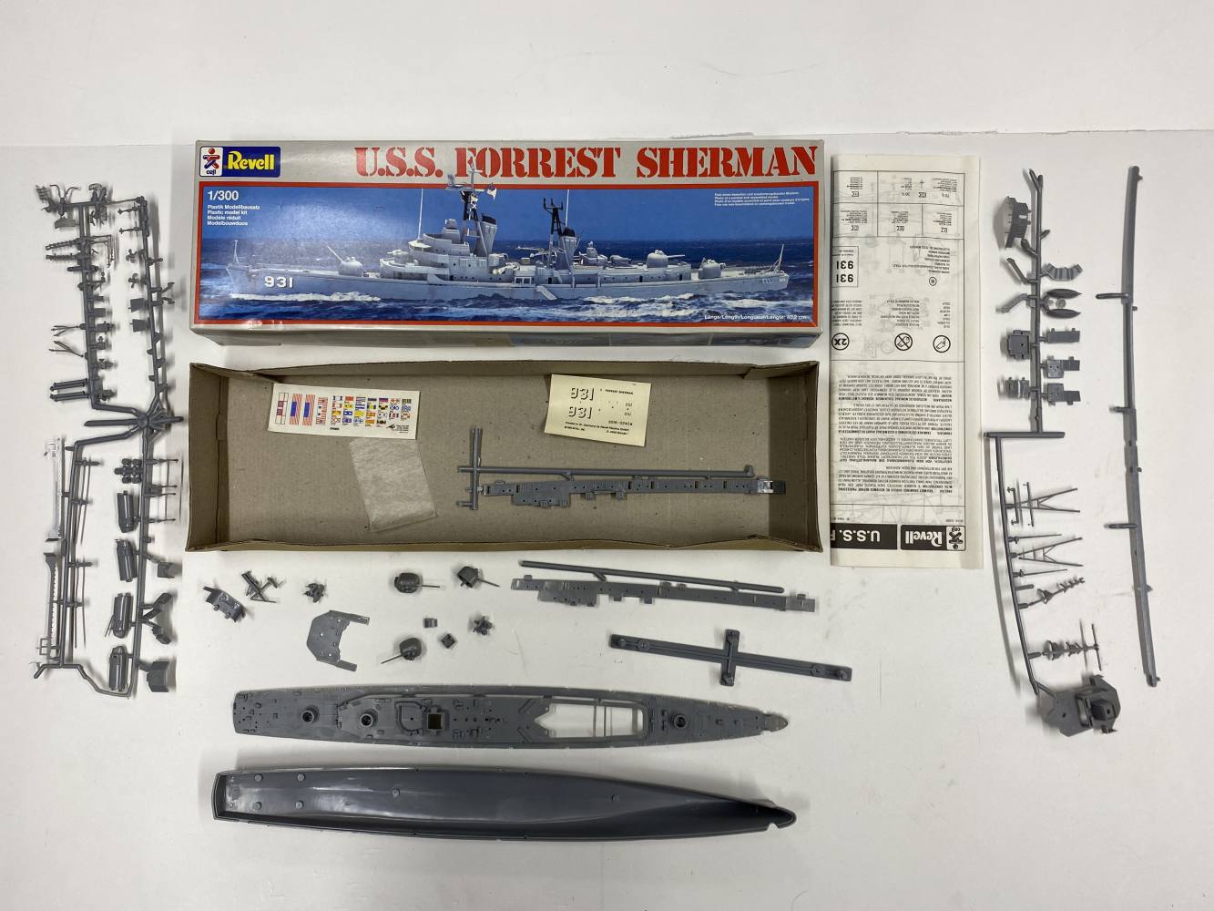 KINGKIT MODEL SCRAPYARD REVELL 5016 USS FORREST SHERMAN STARTED Salvage Yard
