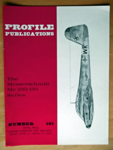 PROFILES Books 161. MESSERSCHMITT Me 210/410 SERIES