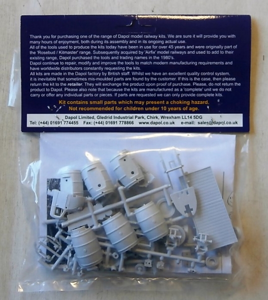 Dapol Scammell Scarab Model Railway Kit - OO Gauge Unassembled Vehicle Kit C033