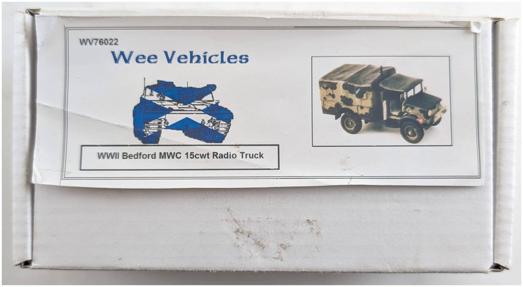 FRIENDSHIP MODELS WV76022 WWII BEDFORD MWC 15CWT RADIO TRUCK Military Model Kits