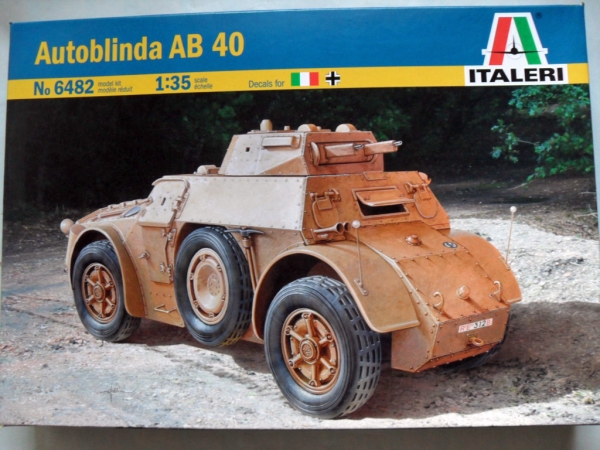 Details about   Italeri 6482 1/35 Fiat Autoblinda AB.40 model kit 