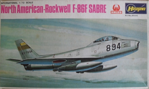 HASEGAWA Aircraft Model Kits JS-015 NORTH AMERICAN - ROCKWELL F-86F SABRE