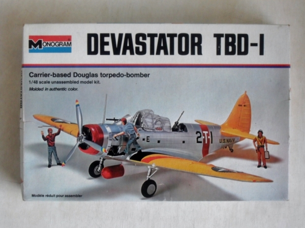 MONOGRAM 1/48 7575 DEVASTATOR TBD-1 Model Kit