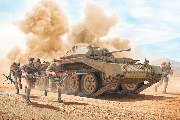 Italeri 6579 Crusader Mk. II with 8th Army Infantry