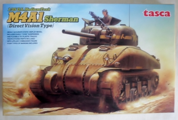 Maquette Tasca 1:35 – Sherman III Direct Vision, Char Britannique Seconde Guerre Mondiale, Comme Neuve