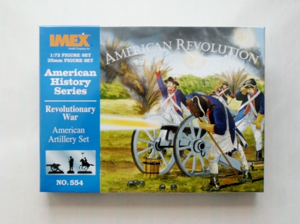 IMEX Military Model Kits 554 AMERICAN ARTILLERY AWI Model Figures