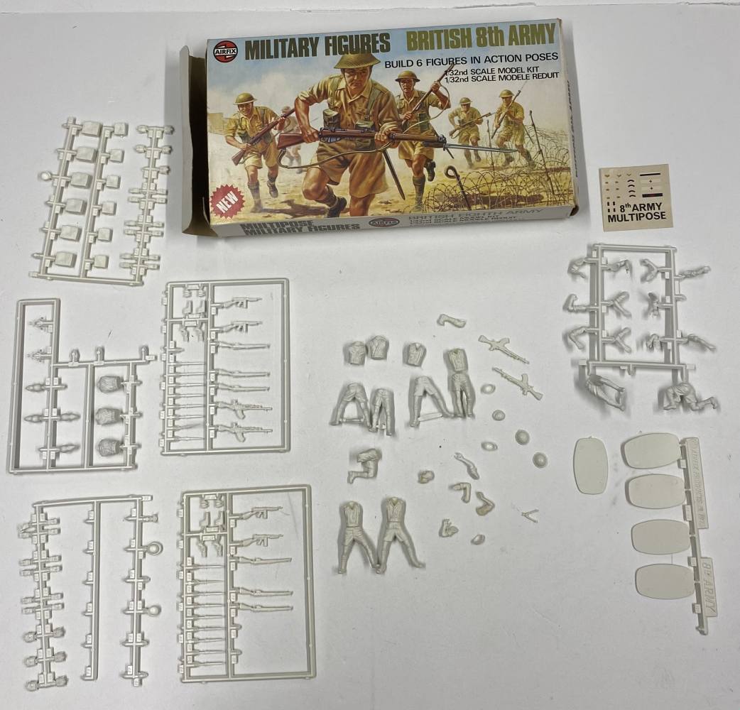 KINGKIT MODEL SCRAPYARD AIRFIX 03501 BRITISH 8TH ARMY INCOMPLETE Salvage Yard
