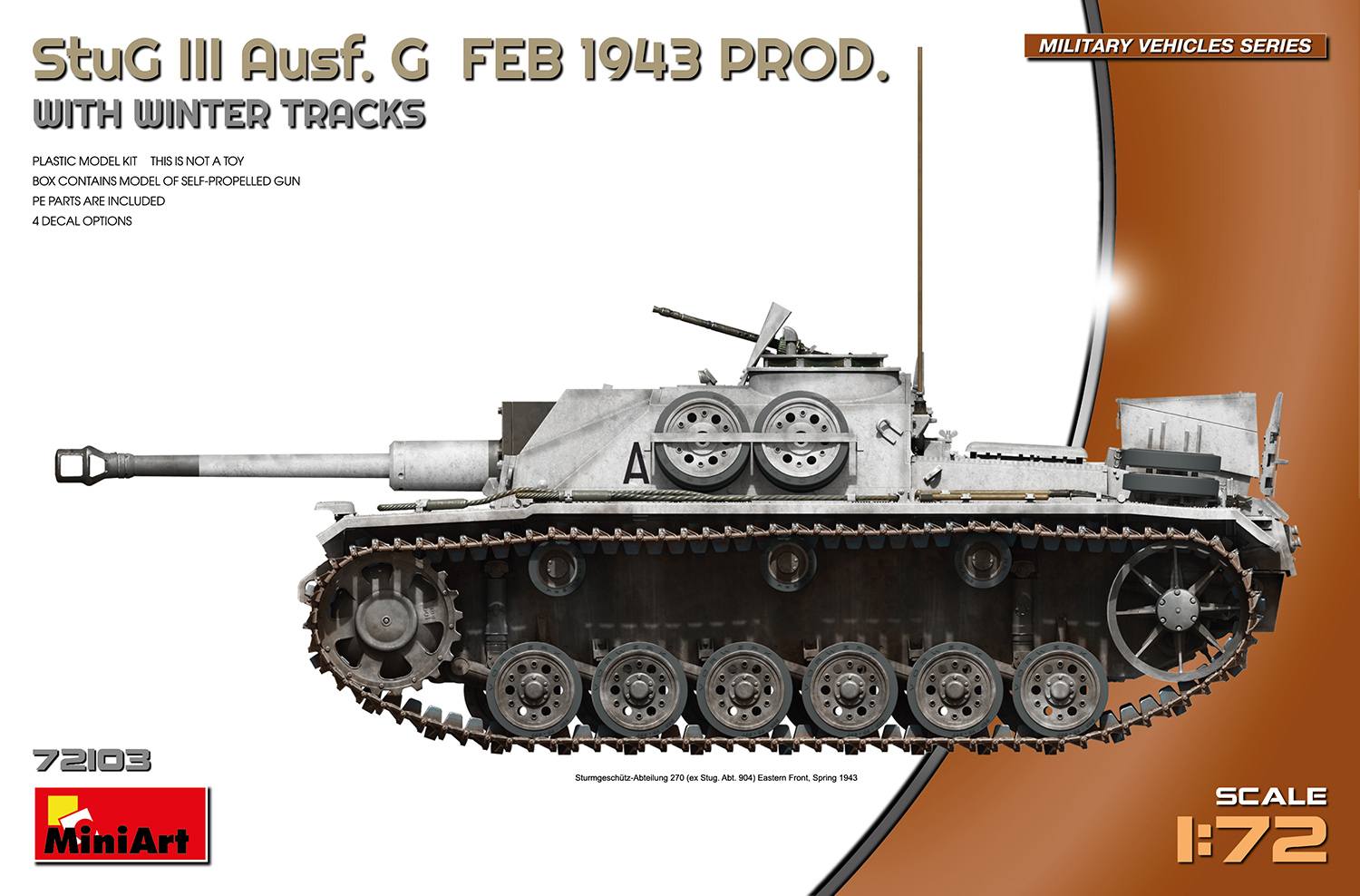 MINIART 72103 STUG III AUSF.G FEB 1943 PROD Military Model Kits
