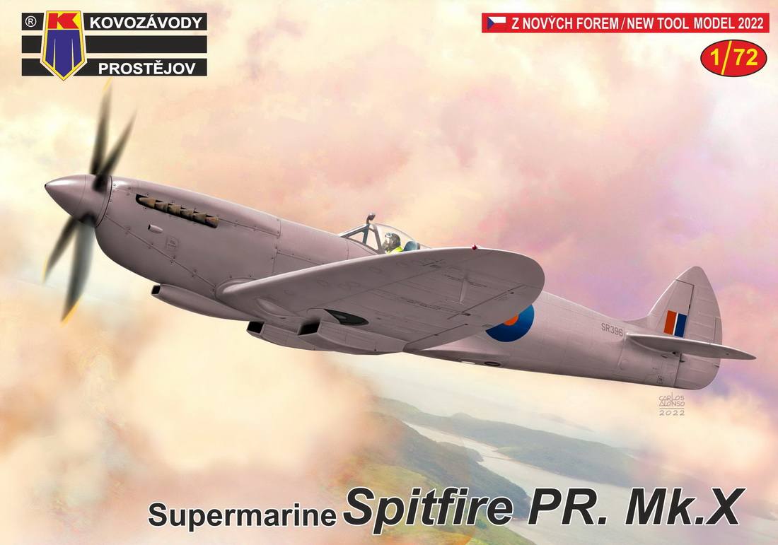 KOVOZAVODY 0290 SUPERMARINE SPITFIRE PR. MK.X Aircraft Model Kits