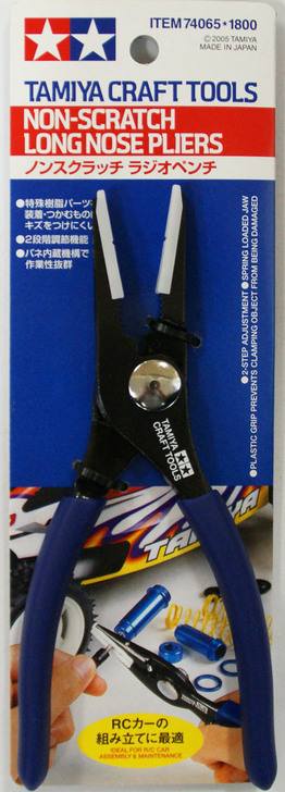 TAMIYA 74065 NON-SCRATH LONG NOSE PLIERS Paint & Accessories