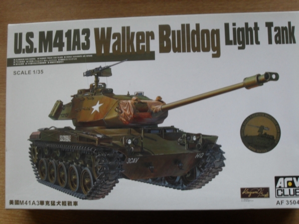 Maquette AFV Club M41A3 Walker Bulldog Light Tank - Échelle 1:35 - Réf 35041
