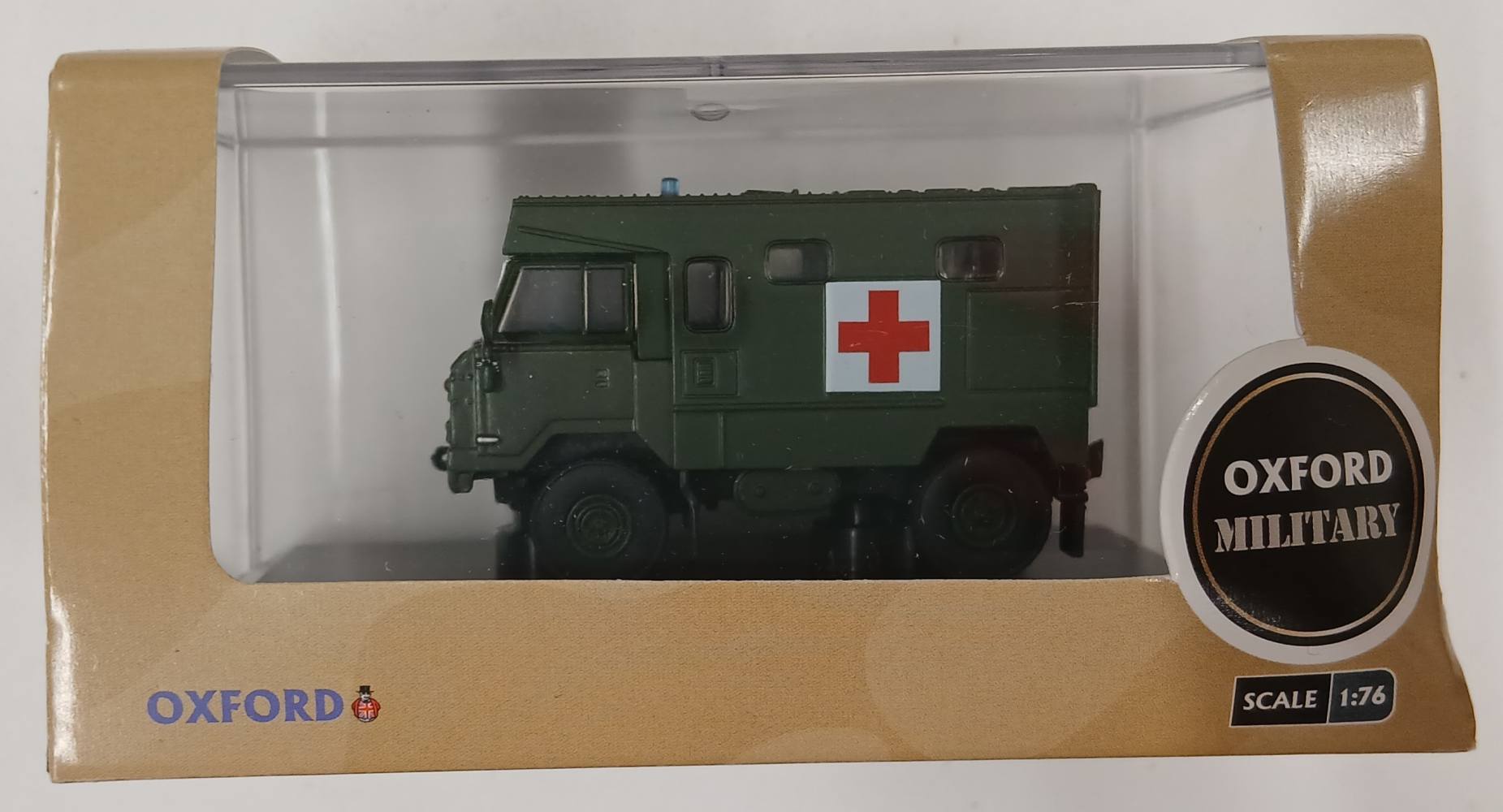 OXFORD 76LRFCA002 LAND ROVER FC AMBULANCE NATO GREEN Military-Diecast Model Kits