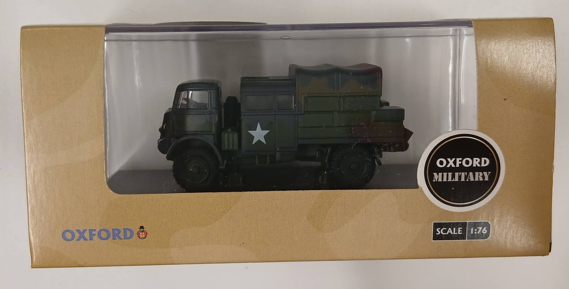 OXFORD 76QLB003 BEDFORD QLB LIGHT AA REG 12 CORPS GERMANY Military-Diecast Model Kits