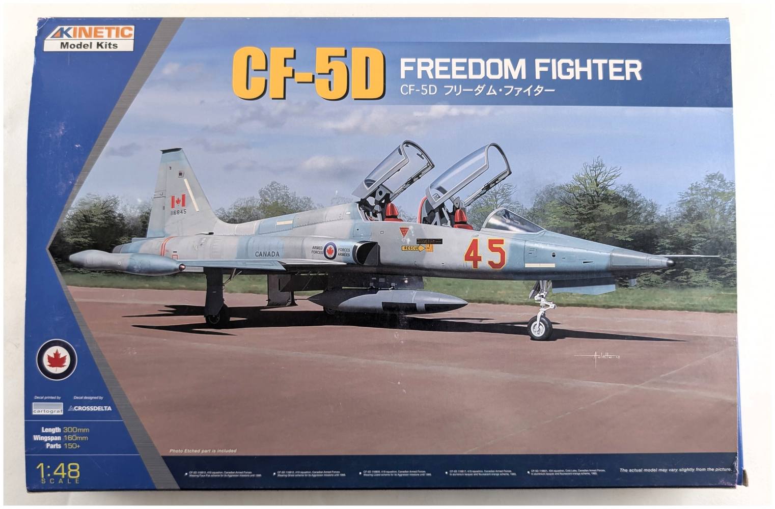 KINETIC 48123 CF-5D FREEDOM FIGHTER Aircraft Model Kits