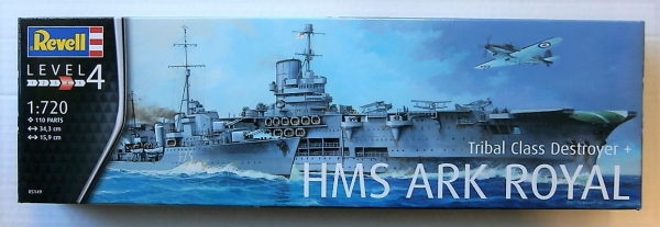 revell 1/720 05149 hms ark royal (tribal class destroyer)