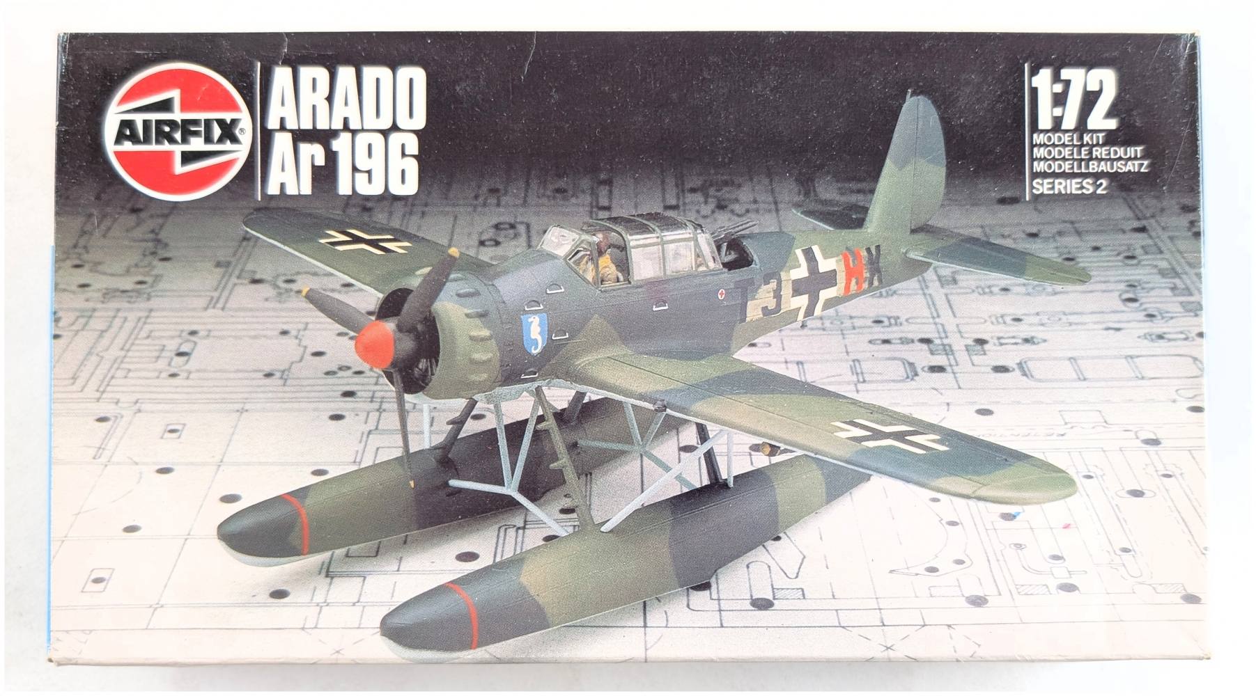 AIRFIX 02019 1983 ARADO AR 196 Aircraft Model Kits