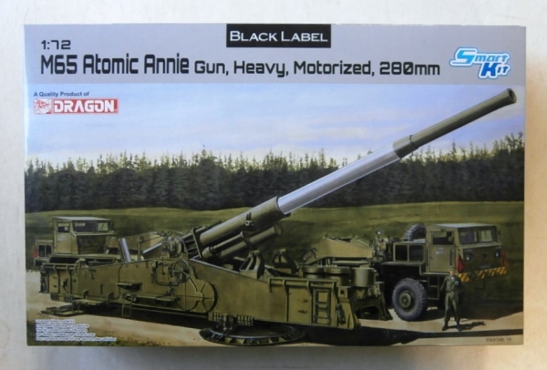 DRAGON 1/72 7484 M65 ATOMIC ANNIE GUN 280mm Military