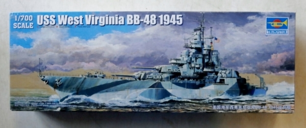 05772 USS WEST VIRGINIA BB-48 1945