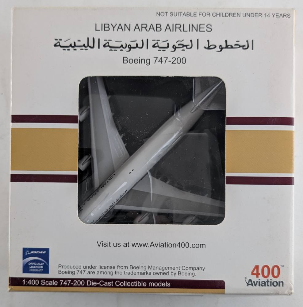 AIRLINER COLLECTIBLE 2013 747-200 LIBYAN ARAB AIRLINES Airliners Model Kits