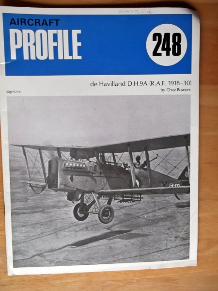 PROFILES Books 248. De HAVILLAND D.H.9A RAF 1918-30
