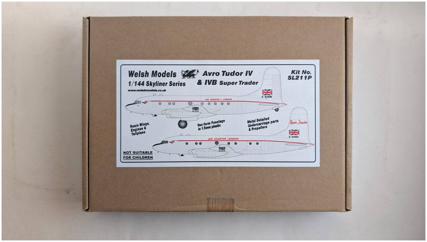 WELSH MODELS SL211P AVRO TUDOR IV IVB SUPER TRADER Airliners Model Kits