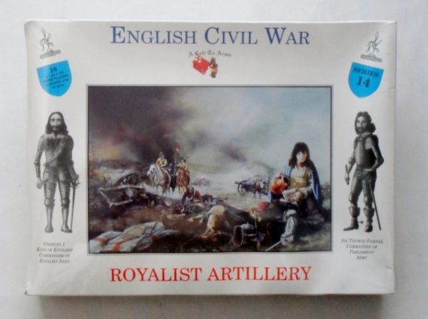 CALL TO ARMS Military Model Kits 14 ROYALIST ARTILLERY Model Figures