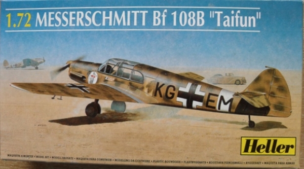 HELLER Aircraft Model Kits 80231 MESSERSCHMITT Bf 108B TAIFUN