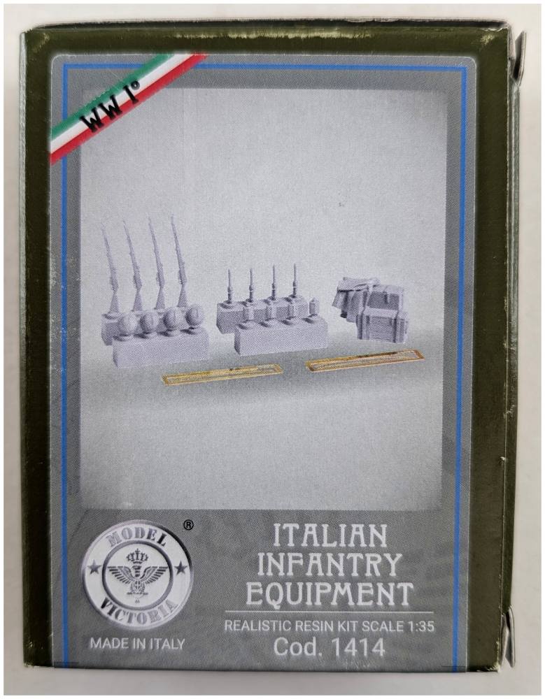 MODEL VICTORIA COD 1414 ITALIAN INFANTRY EQUIPMENT Resins