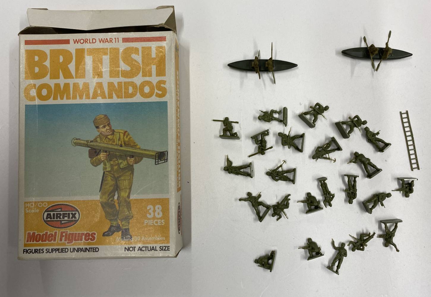 KINGKIT MODEL SCRAPYARD AIRFIX 01732 BRITISH COMMANDOS INCOMPLETE Salvage Yard