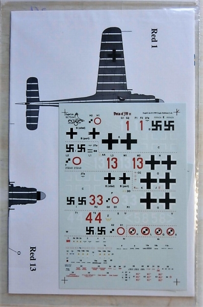 EAGLE Discount Decals 361. 14 DORAS OF THE GALLAND CIRCUS Aircraft Model Kits