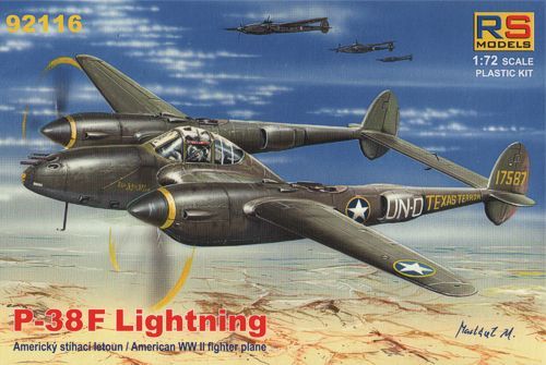 RS MODELS 92116 P-38 F LIGHTNING Aircraft Model Kits