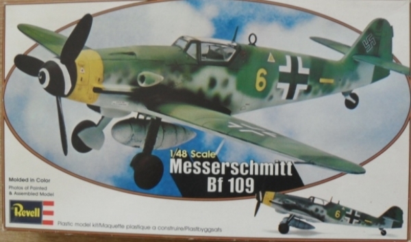 Revell H-33 1:48 Messerschmitt Bf 109 Airplane Model Kit 