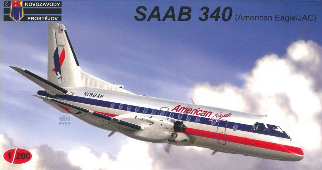 KOVOZAVODY KPM2001 SAAB 340 AMERICAN EAGLE JAC Airliners Model Kits