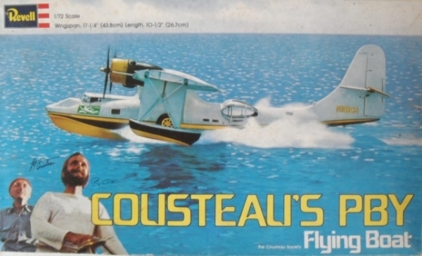 REVELL Aircraft Model Kits H576 COUSTEAUS PBY FLYING BOAT Film & TV models