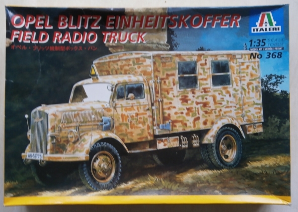 ITALERI  Military Model Kits 368 OPEL BLITZ EINHEITSKOFFER FIELD RADIO TRUCK Sale items