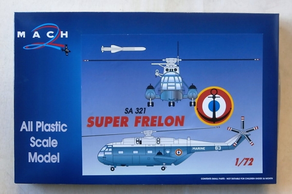 Mach 2 Models 1/72 French SA-321 SUPER FRELON Helicopter 