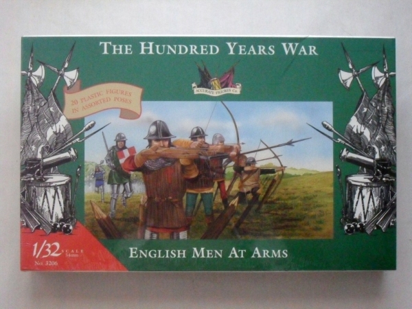 3206 HUNDRED YEARS WAR ENGLISH MEN AT ARMS 1400