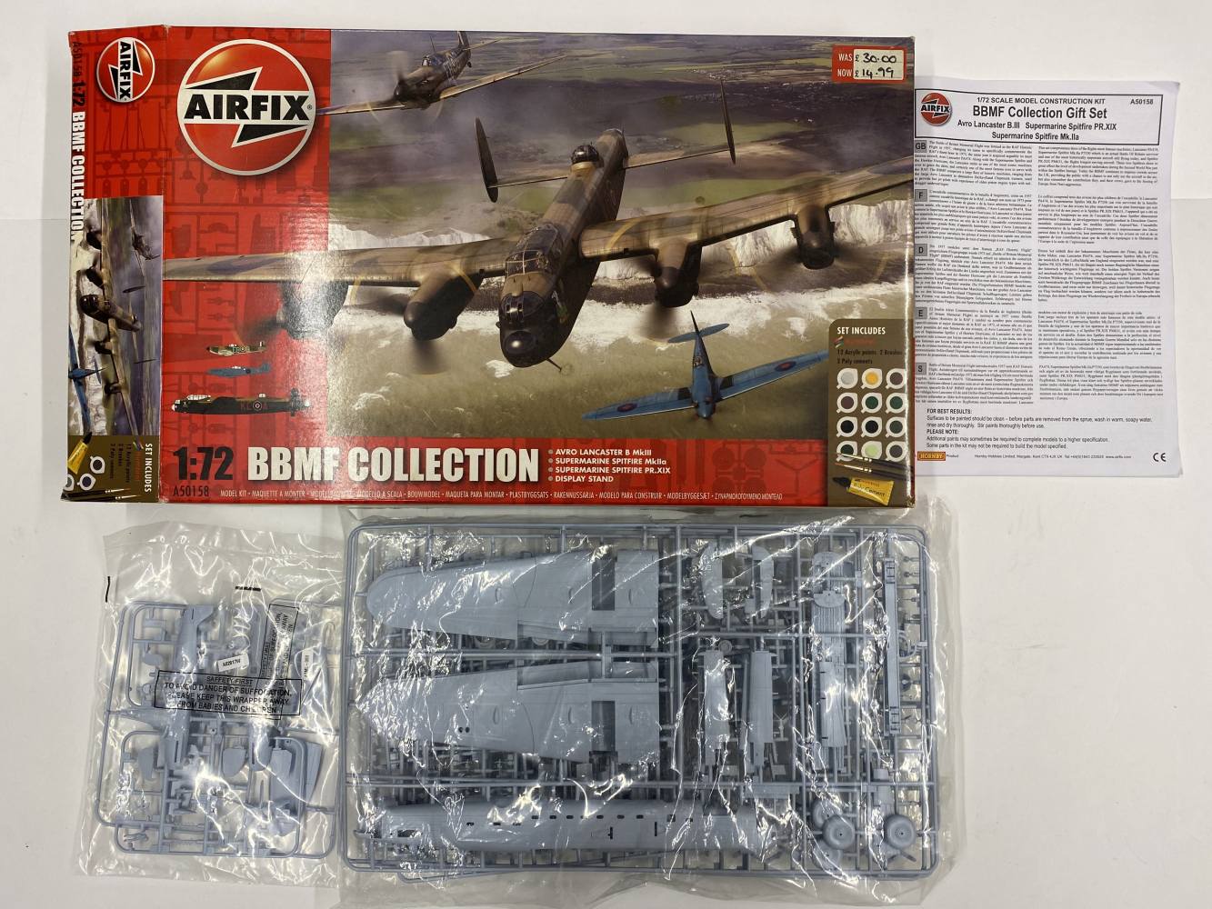 KINGKIT MODEL SCRAPYARD AIRFIX 50158 BBMF COLLECTION INCOMPLETE Salvage Yard
