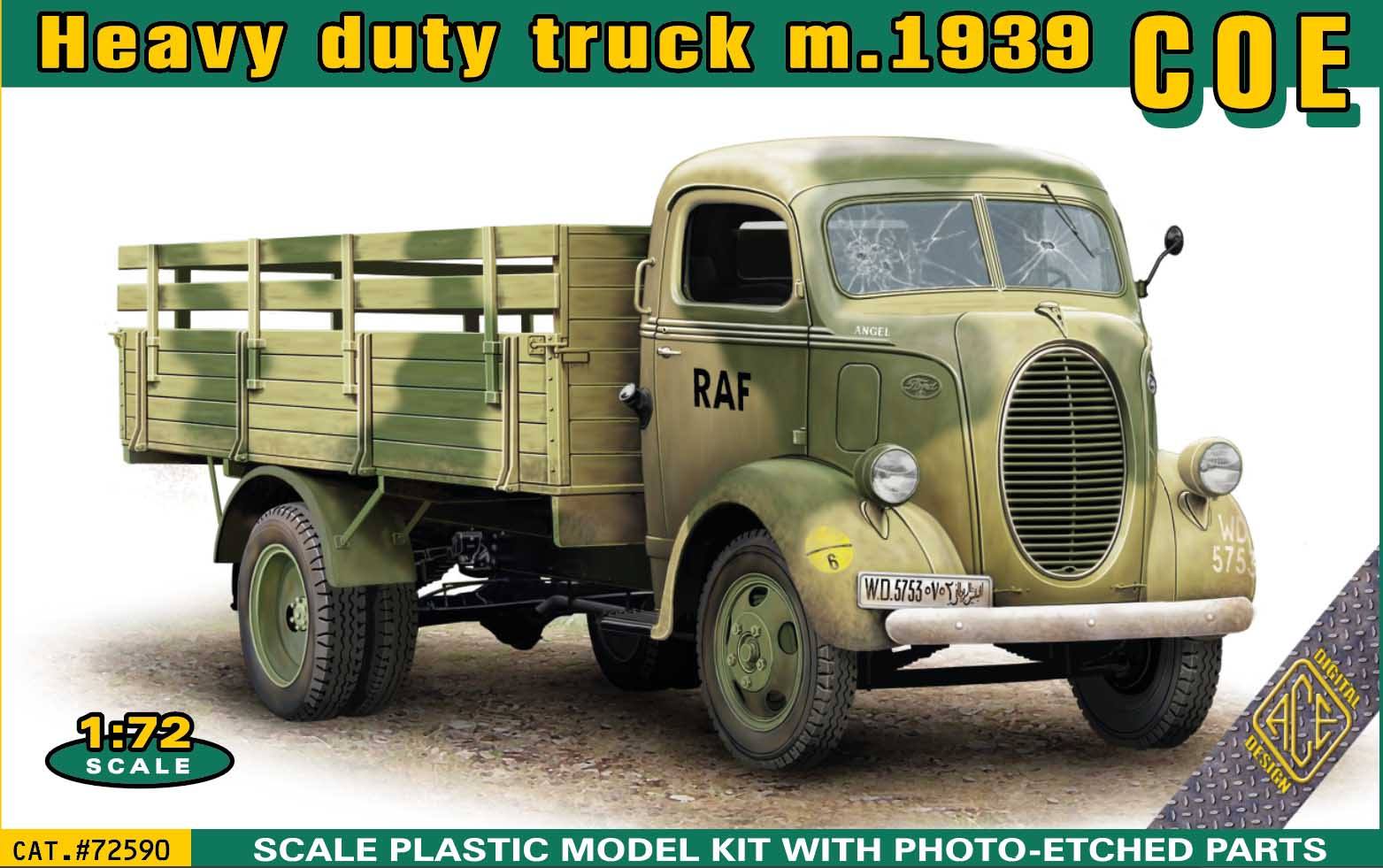 ACE 72590 COE HEAVY DUTY TRUCK MOD.1939 Military Model Kits
